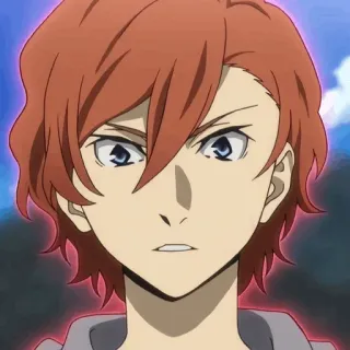 🥃 Chuya Nakahara Bungo Stray Dogs Anime, Charakter, Junge, Chuya Nakahara, Bungo Stray Dogs telegram sticker