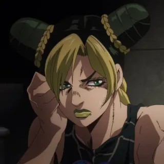 🌊 Jolyne Cujoh JoJo's Bizarre Adventure anime, manga, jojos bizarre adventure, jolyne cujoh, stone ocean, character telegram sticker