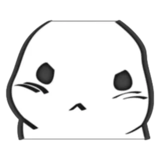 😠 emoji, autocollant, expression, mignon, dessin animé whatsapp sticker