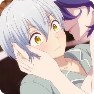 😳 Anime, Romance, Amour, Mignon, Couple telegram sticker