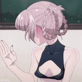 ☺️ Anime, Mulher, Garota, Sexy, Fofo whatsapp sticker