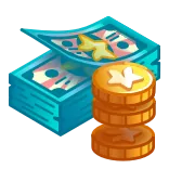 🎁 argent, pièces, liquide, finance, investissement, devise, banque whatsapp sticker