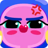 🤨 enfadado, cara, irritado, dibujo animado, expresión, emoción telegram sticker