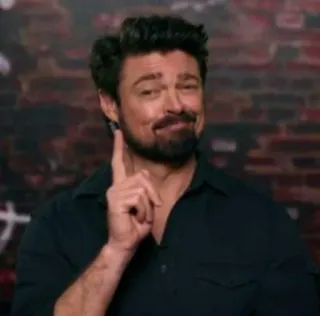 😜 Billy Butcher The Boys billy butcher, the boys, karl urban, personagem, série tv telegram sticker