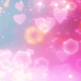 😍 corações, rosa, amor, romântico, fundo, bokeh telegram sticker