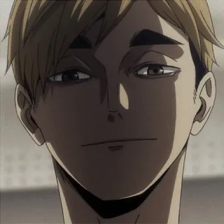 🍯 Kita Shinsuke Haikyuu!! Anime, Haikyuu, Kita Shinsuke, Postać, Manga telegram sticker