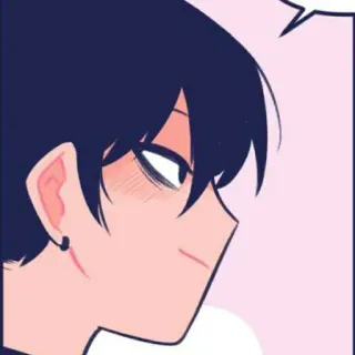 🔗 cartoon, anime, manga, person, head, profile telegram sticker