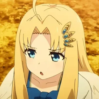 😣 anime, filo, rising of the shield hero, cute telegram sticker