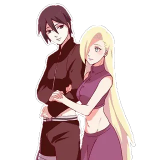 🙌 Anime, Casal, Personagens, Arte, Ilustração telegram sticker