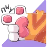 лапки-царапки @stickers_vk telegram emojis 🤩