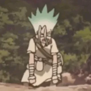 ⏱ Senku Ishigami Dr. Stone anime, Dr. Stone, Senku Ishigami, stressed, scientist telegram sticker