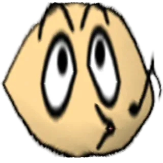 😗 Cartoon, Figur, Lustig, Süß, Ausdruck, Gesicht telegram sticker