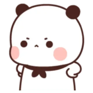 😀 Panda, Süß, Cartoon, Bär, Tier telegram sticker