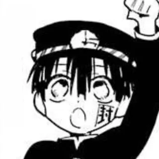 🧐 Hanako-kun Toilet-bound Hanako-kun Anime, Manga, Hanako-kun, Toilet-bound Hanako-kun, Karakter, Lucu, Seni whatsapp sticker