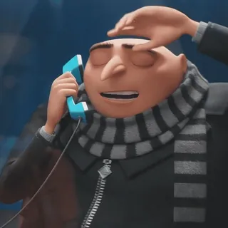✨️ Gru Despicable Me Cartoon, Figur, Animiert, Handy, Minions, Gru, Bösewicht telegram sticker