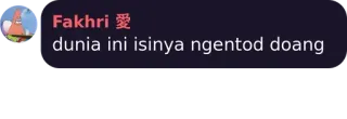 ⚫ dunia ini isinya ngentod doang telegram sticker