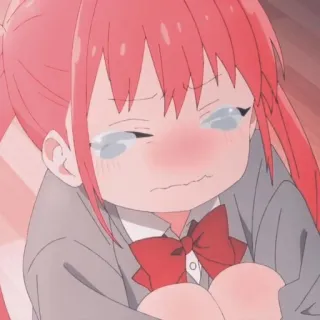 😭 Anime, Huilend, Verdrietig, Meisje telegram sticker