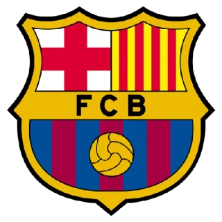 🏆 FCB FC Barcelona, futebol, soccer, time, logo, esportes telegram sticker