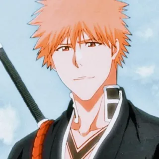 🔥 Ichigo Kurosaki Bleach Anime, Manga, Ichigo, Bleach, Nhân vật, Kiếm whatsapp sticker
