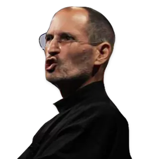 🤓 Steve Jobs Steve Jobs, Apple, Tecnología, Emprendedor, Inventor telegram sticker