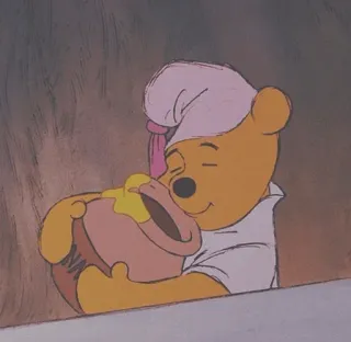 💎 Winnie the Pooh Winnie the Pooh, Disney, cartoni animati, miele, orso telegram sticker