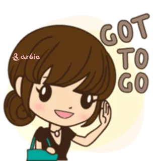 👋 GOT
TO
GO мультфильм, женщина, идет, уходит, спешит, поторопись telegram sticker