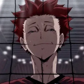 🎭 Tendō Satori Haikyu!! Tendō Satori, Haikyu!!, anime, manga, volleyball, character telegram sticker