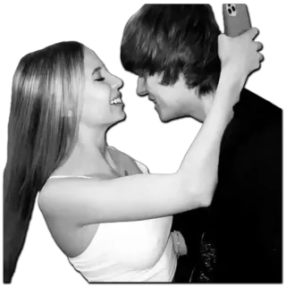 💕 casal, amor, romance, relacionamento, retrato, jovens adultos telegram sticker