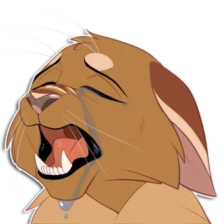 😭 gato, llorando, triste, animal, lágrimas, emocional telegram sticker