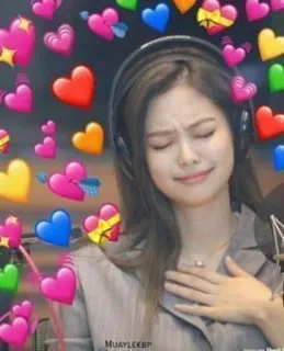 🥰 MUAYLEKBP amor, corações, fofo, kpop, ídolo, fã whatsapp sticker