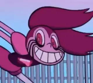 🤪 Spinel Steven Universe cartoon, pink, Spinel, Steven Universe whatsapp sticker