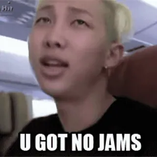 👄 U GOT NO JAMS Meme, Umorismo, Kpop, BTS, Jams, Divertente telegram sticker