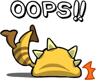 😣 OOPS!! telegram sticker