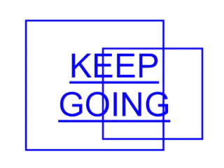 🚶 KEEP GOING motivational, encouragement, positive, inspiration, keep going telegram sticker