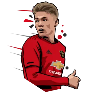 😵 football, sport, football, athlète, Manchester United telegram sticker