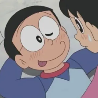 🤤 Nobita Doraemon Anime, Cartone animato, Doraemon, Nobita, Personaggio, Animazione giapponese telegram sticker