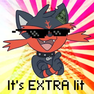 Lizka the Litten telegram stickers