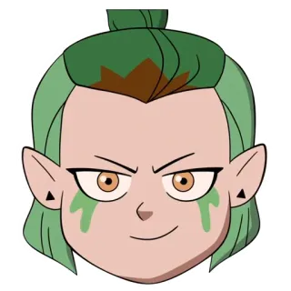 😈 Amity Blight The Owl House การ์ตูน, แอนิเมชัน, แฟนตาซี, แม่มด, อมิตี้, ไบลท์ telegram sticker