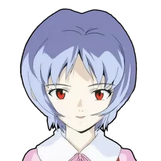 😏 Rei Ayanami Neon Genesis Evangelion Rei Ayanami, Neon Genesis Evangelion, Anime, Personnage telegram sticker