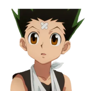 😮 Gon Freecss Hunter x Hunter anime, manga, gon, hunter x hunter, character telegram sticker