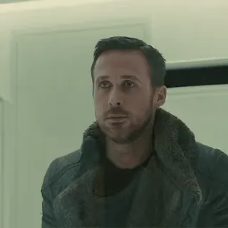 😨 K Blade Runner 2049 ryan gosling, blade runner, película, personaje, cine whatsapp sticker