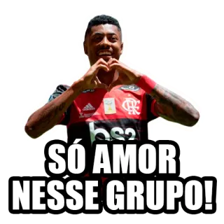 ❤️ SÓ AMOR NESSE GRUPO! cœur, amour, groupe, football, football, joueur telegram sticker