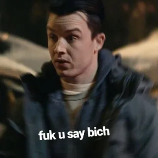 🔫 fuk u say bich ofensivo, gíria, palavrões telegram sticker