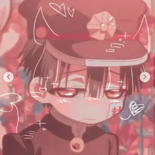 🙁 Hanako-kun Toilet-bound Hanako-kun anime, manga, character, Hanako-kun, cute, ghost, supernatural telegram sticker