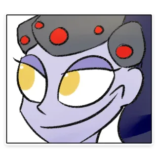 😉 Widowmaker Overwatch video game, overwatch, character, widowmaker telegram sticker