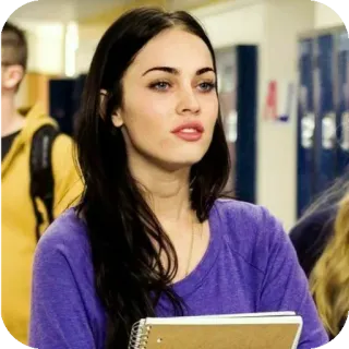 🙂 Megan Fox woman, person, celebrity, Megan Fox, actress telegram sticker