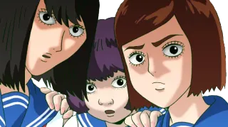 👁 Anime, Mädchen, Schuluniformen, Gruppe whatsapp sticker