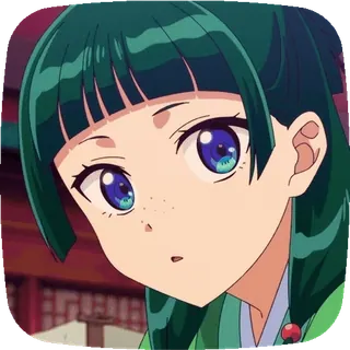 😏 アニメ, 女の子, キャラクター, 漫画, かわいい, ポートレート telegram sticker