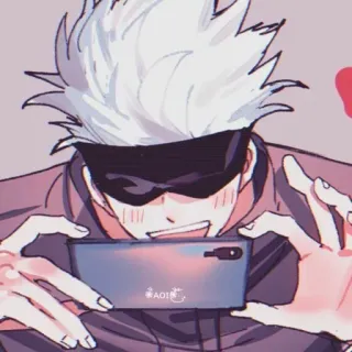 👀 Satoru Gojo Jujutsu Kaisen anime, gojo, satoru, jjk, manga whatsapp sticker