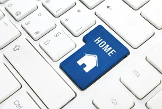 🏡 HOME rumah, tombol, keyboard, komputer, rumah, biru telegram sticker